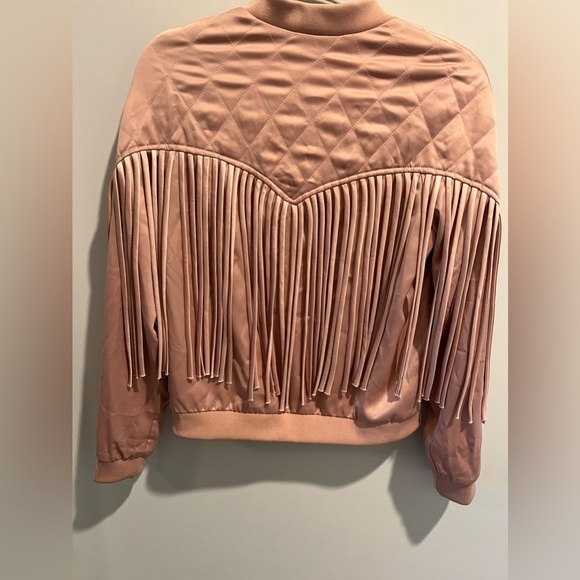 endless rose Pink Fringe Jacket - Picture 3 of 5
